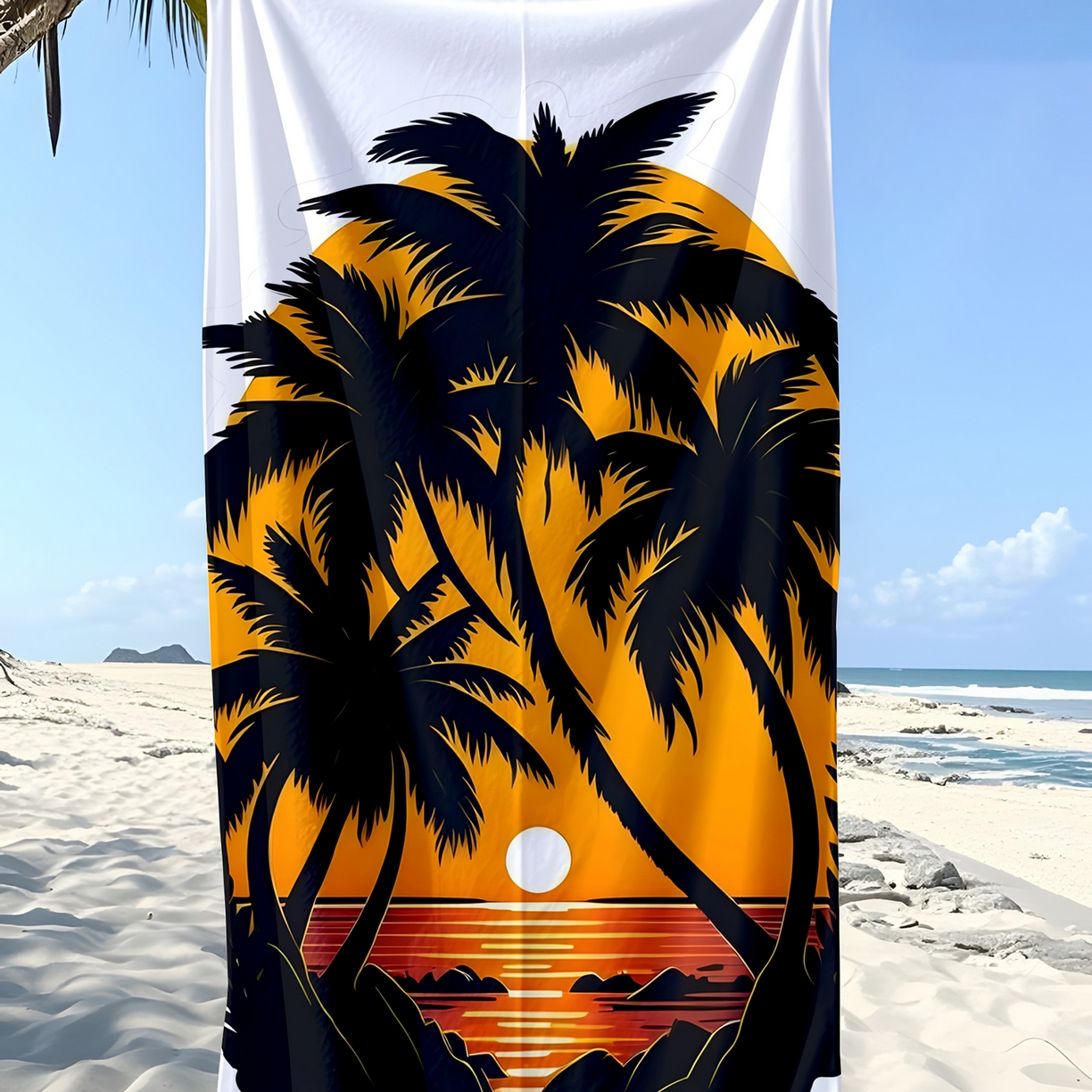 91家纺网 家纺一手货源 找家纺 轩贝雅 2025新款Pod 全托管 半托花型定制沙滩巾 06 70*150cm