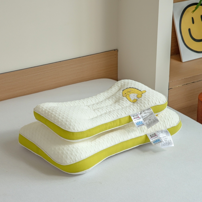 91家纺网 家纺一手货源 找家纺 （总）卡芙芯类馆 2025新款A类小恐龙儿童护颈枕枕头枕芯