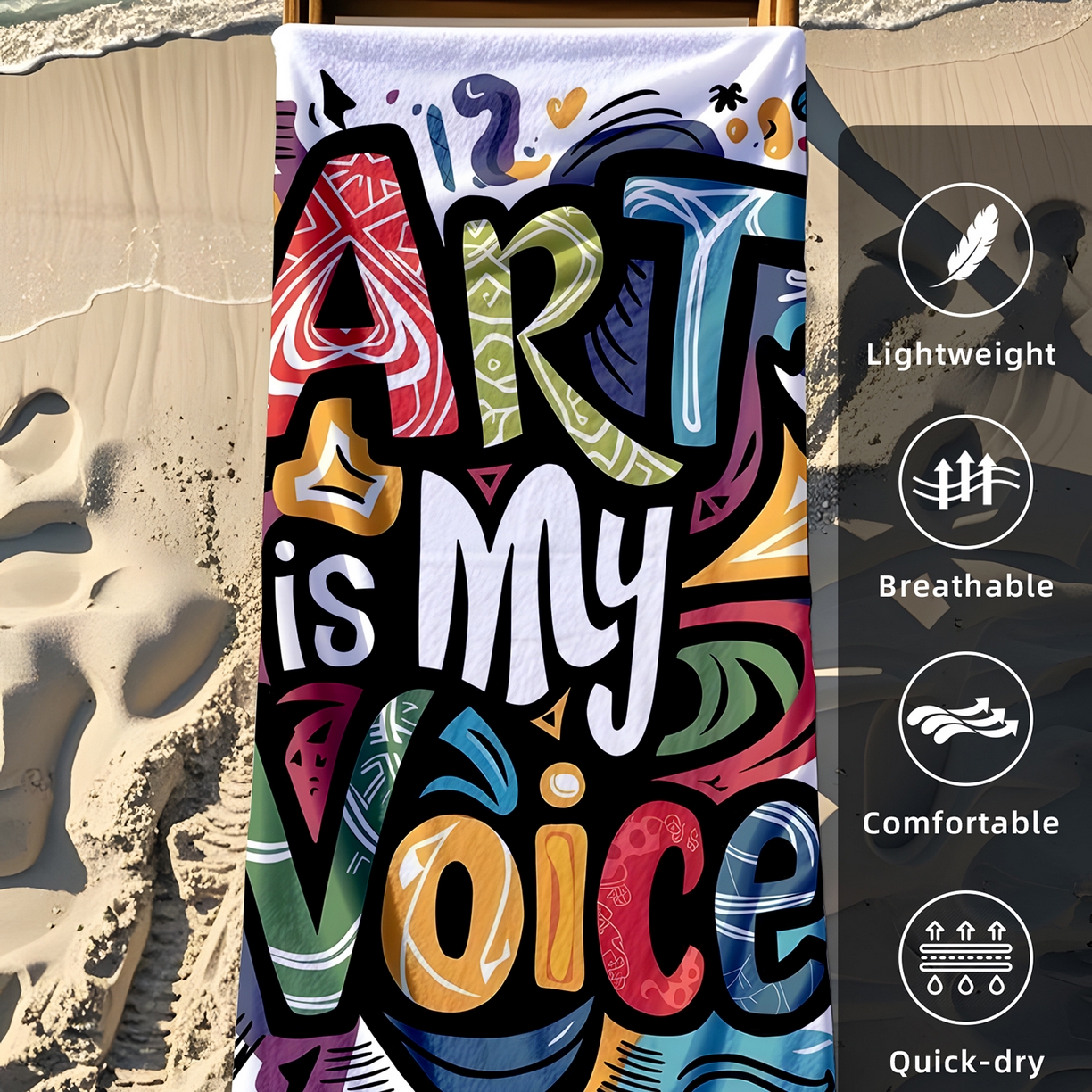 91家纺网 家纺一手货源 找家纺 轩贝雅 2025新款Pod 全托管 半托花型定制沙滩巾 07 70*150cm