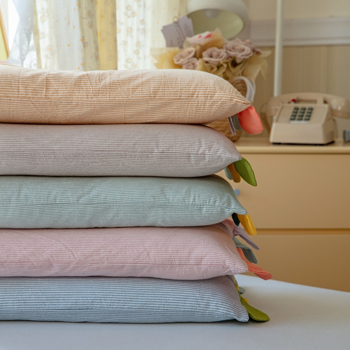 91家纺网 家纺一手货源 找家纺 （总）卡芙芯类馆 2025新款全棉水洗棉贴布绣卡通枕芯枕头