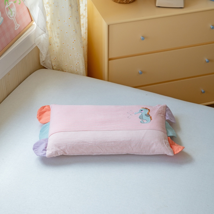 91家纺网 家纺一手货源 找家纺 （总）卡芙芯类馆 2025新款全棉水洗棉贴布绣卡通枕芯枕头