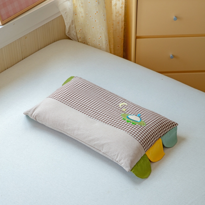 91家纺网 家纺一手货源 找家纺 （总）卡芙芯类馆 2025新款全棉水洗棉贴布绣卡通枕芯枕头