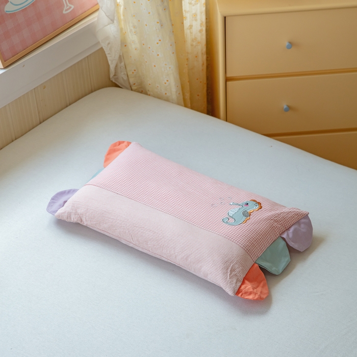 91家纺网 家纺一手货源 找家纺 （总）卡芙芯类馆 2025新款全棉水洗棉贴布绣卡通枕芯枕头