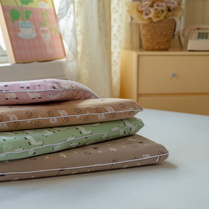 91家纺网 家纺一手货源 找家纺 卡芙芯类馆 2025新款全棉婴儿枕头枕芯 组合图仅供展示不可下单