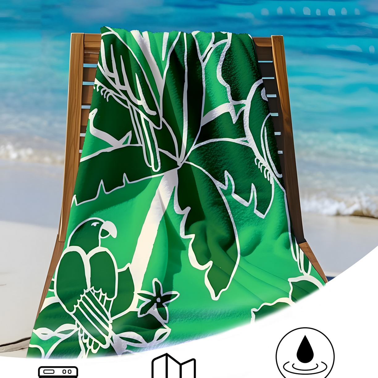 91家纺网 家纺一手货源 找家纺 轩贝雅 2025新款Pod 全托管 半托花型定制沙滩巾 09 80*160cm