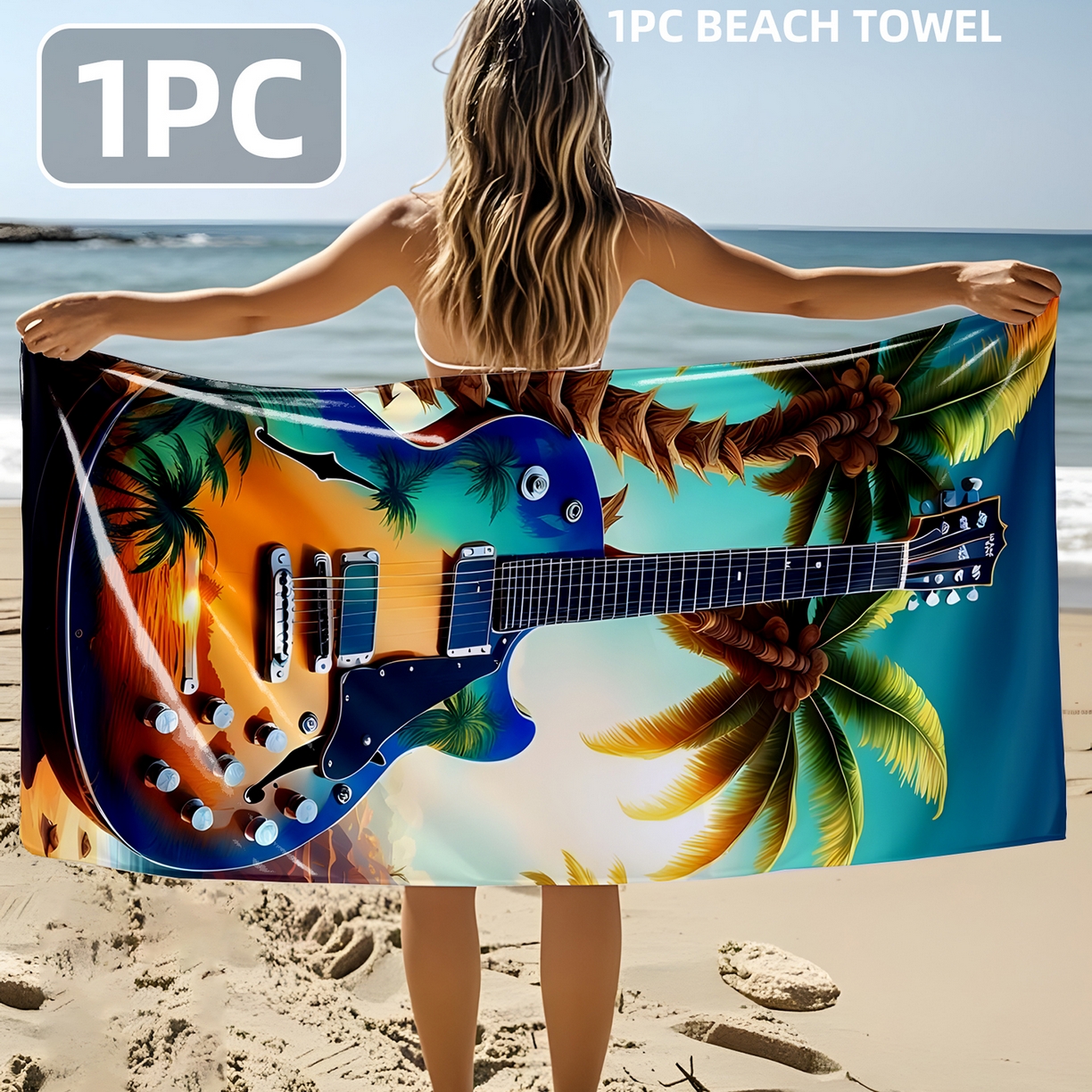 轩贝雅 2025新款Pod 全托管 半托花型定制沙滩巾 10 60*130cm