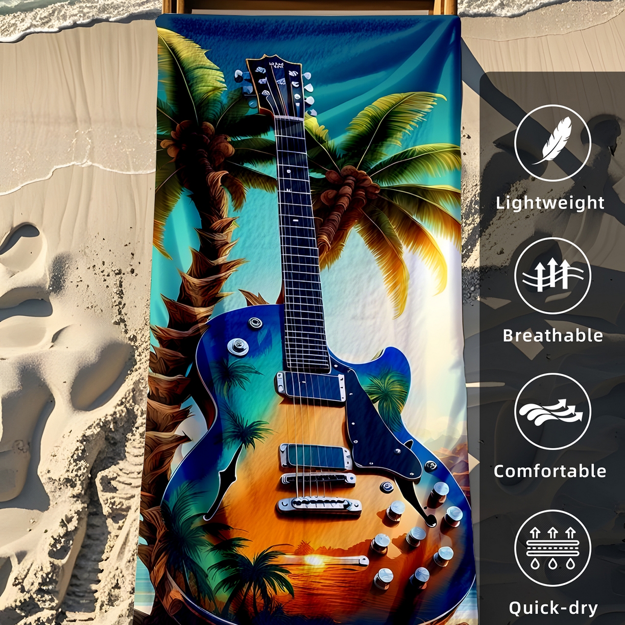 91家纺网 家纺一手货源 找家纺 轩贝雅 2025新款Pod 全托管 半托花型定制沙滩巾 10 70*150cm