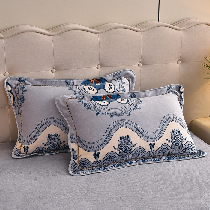 91家纺网 家纺一手货源 找家纺 佳一 2025新款高克重8-9斤 印花牛奶绒四件套 安迪熊