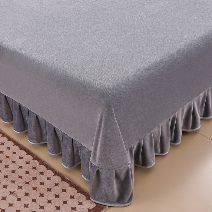 91家纺网 家纺一手货源 找家纺 佳一 2025新款高克重8-9斤 印花牛奶绒四件套 春暖花开