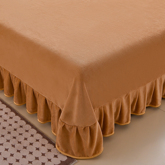 91家纺网 家纺一手货源 找家纺 佳一 2025新款高克重8-9斤 印花牛奶绒四件套 蝶舞