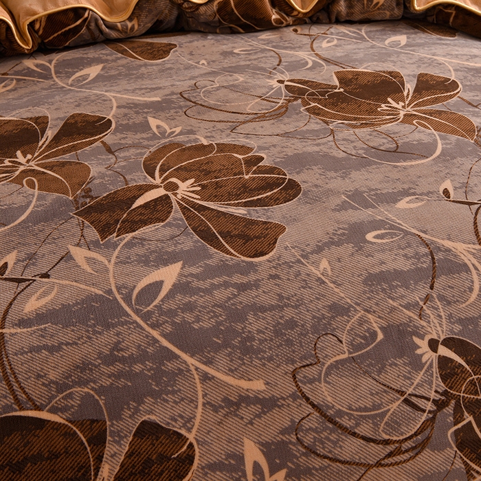 91家纺网 家纺一手货源 找家纺 佳一 2025新款高克重8-9斤 印花牛奶绒四件套 蝶舞