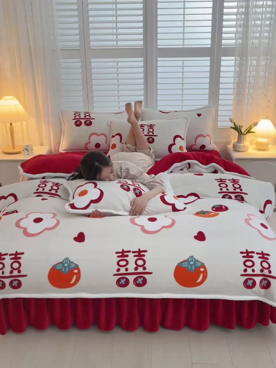 91家纺网 家纺一手货源 找家纺 （总）牵依2025新牛奶绒法兰绒四件套直播爆款