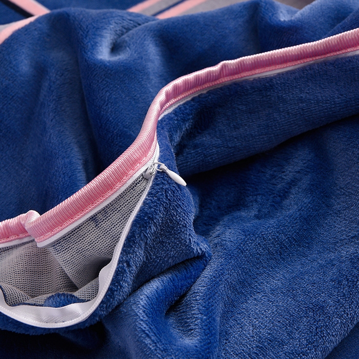 91家纺网 家纺一手货源 找家纺 佳一 2025新款高克重8-9斤 印花牛奶绒四件套 芳华