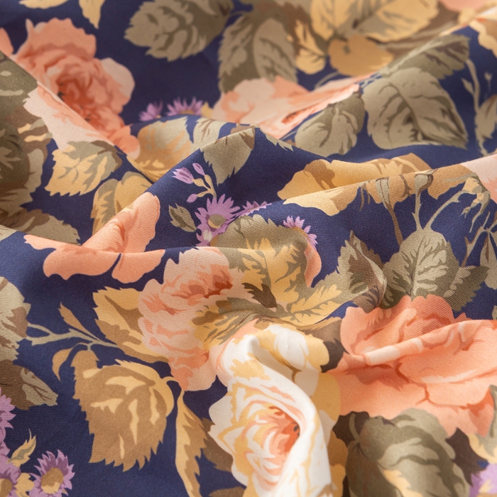 91家纺网 家纺一手货源 找家纺 锦鹭被业 2025新款复古全棉纯棉四件套 繁华似锦