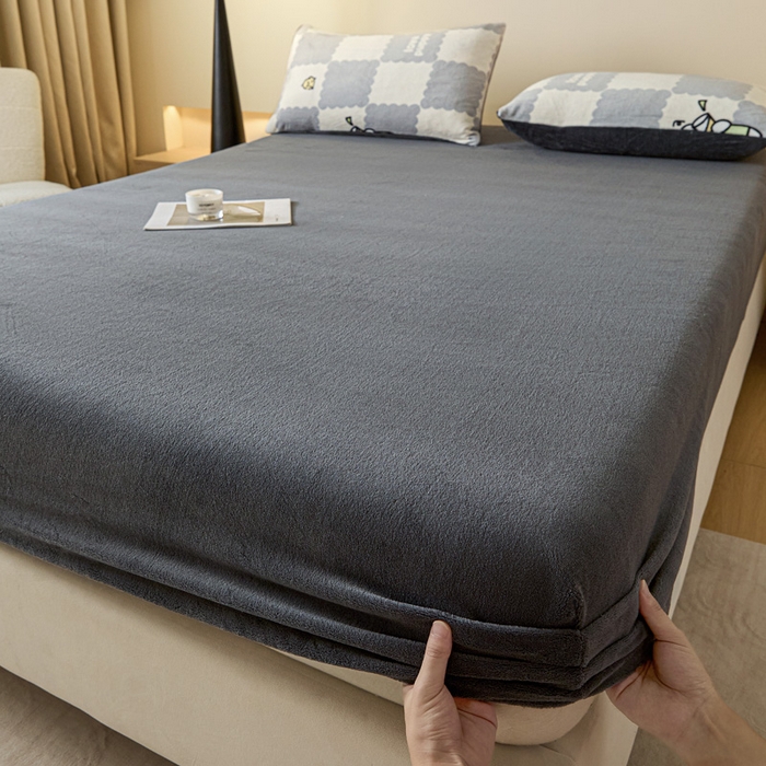 91家纺网 家纺一手货源 找家纺 （总）摩妮卡 2025新款加厚保暖牛奶绒床笠单床笠床笠单件-保护床垫三件套系列,莫纱-天青,莫纱-灰蓝,莫纱-咖,莫纱-梦粉,莫纱-米白,莫纱-柠檬黄,莫纱-深蓝,莫纱-曜石黑,莫纱-藻绿,莫纱-紫