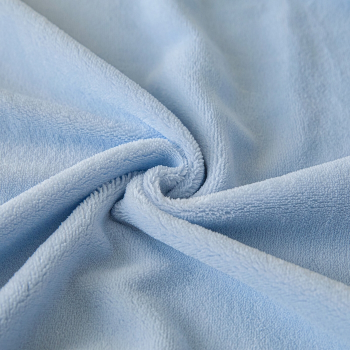 91家纺网 家纺一手货源 找家纺 摩妮卡 2025新款加厚保暖牛奶绒床笠单床笠床笠单件-保护床垫三件套系列 莫纱-天青