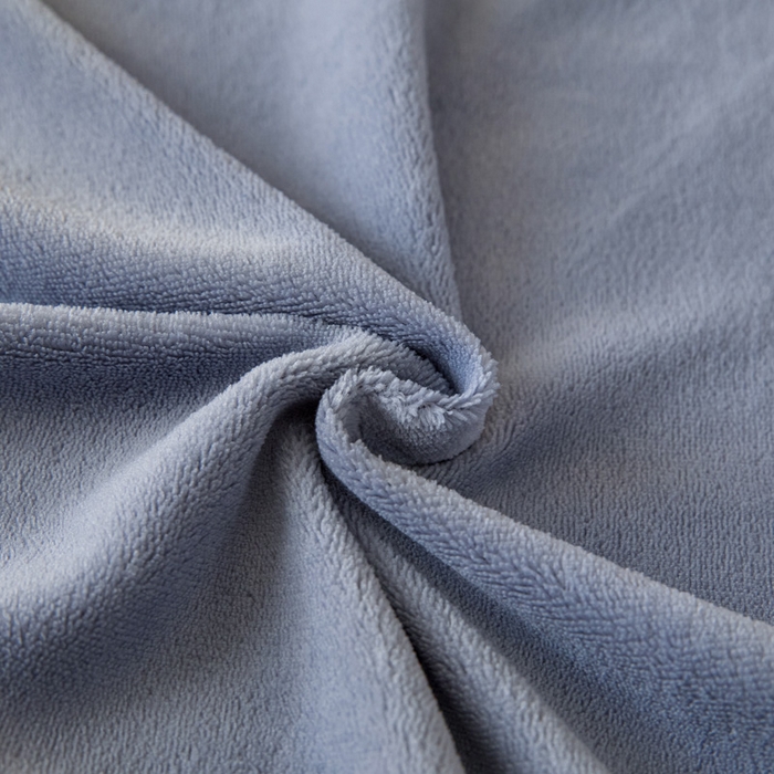 91家纺网 家纺一手货源 找家纺 摩妮卡 2025新款加厚保暖牛奶绒床笠单床笠床笠单件-保护床垫三件套系列 莫纱-灰蓝