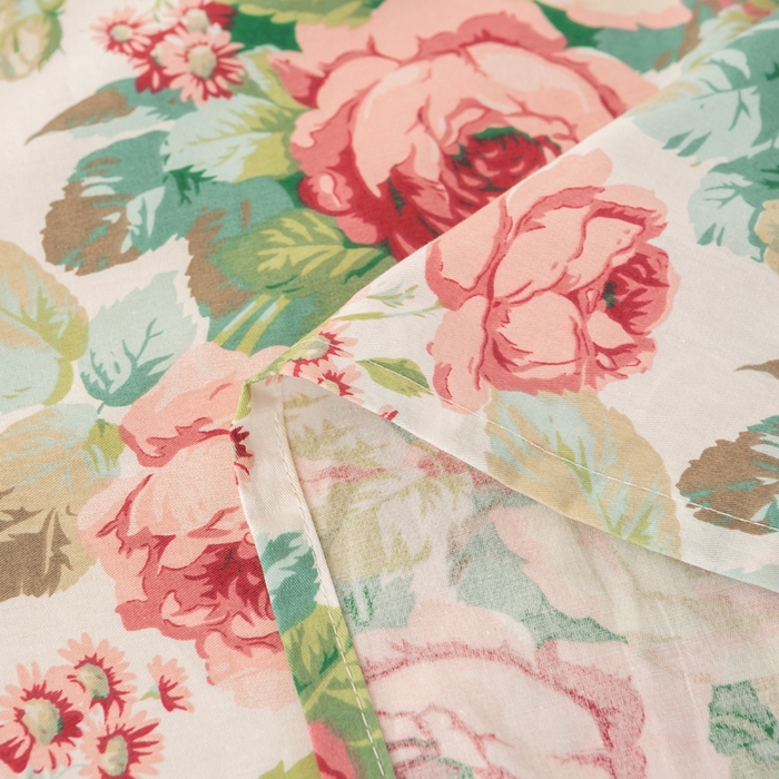 91家纺网 家纺一手货源 找家纺 锦鹭被业 2025新款复古全棉纯棉单床单单品床单床单单件 花海