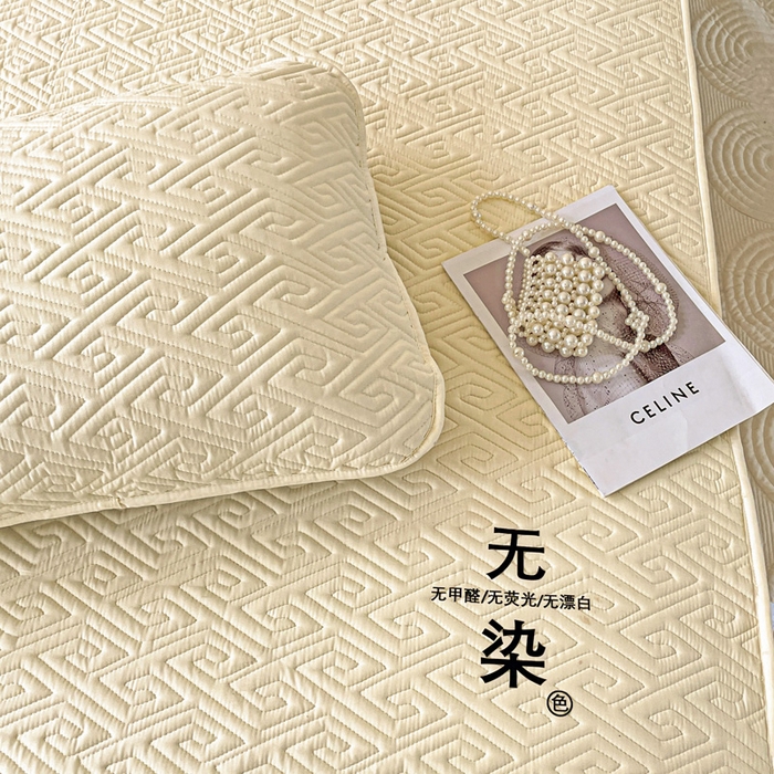 91家纺网 家纺一手货源 找家纺 （总）花享莱 2025新款希尔顿同款无染磨毛床笠三件套