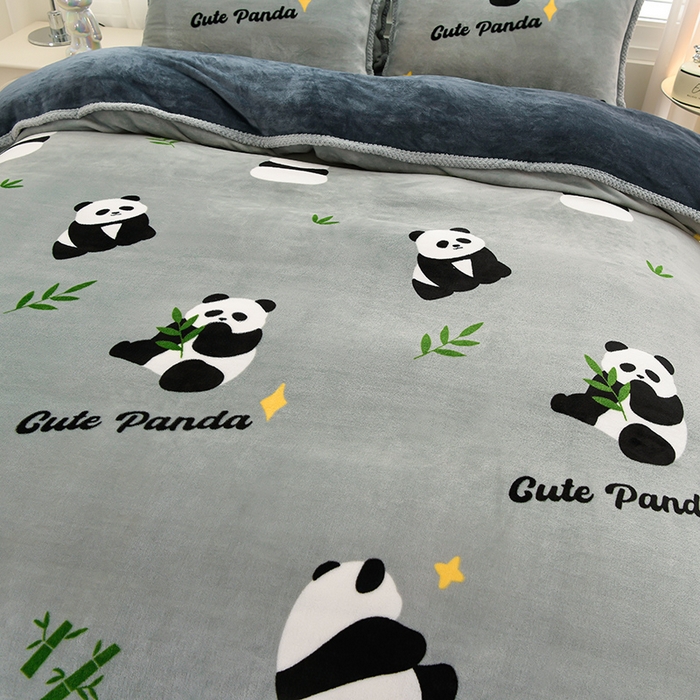 91家纺网 家纺一手货源 找家纺 （总）牵依 2025 直播爆款高克重加厚牛奶绒四件套法兰绒四件套珊瑚绒