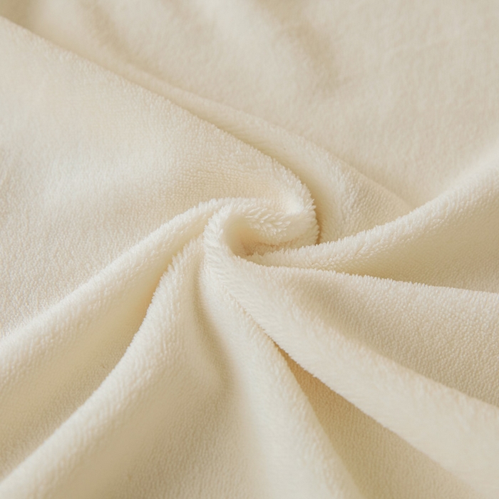 91家纺网 家纺一手货源 找家纺 摩妮卡 2025新款加厚保暖牛奶绒床笠单床笠床笠单件-保护床垫三件套系列 莫纱-米白