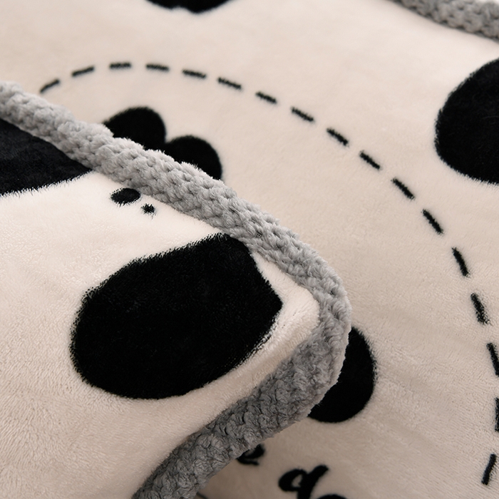 91家纺网 家纺一手货源 找家纺 牵依 2025新款直播床裙小清新印花牛奶绒四件套法兰绒四件套 奶牛派对