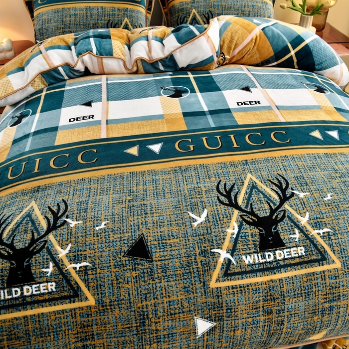 91家纺网 家纺一手货源 找家纺 （总）雨洋2025新款加厚保暖牛奶绒金貂婴儿绒单被套