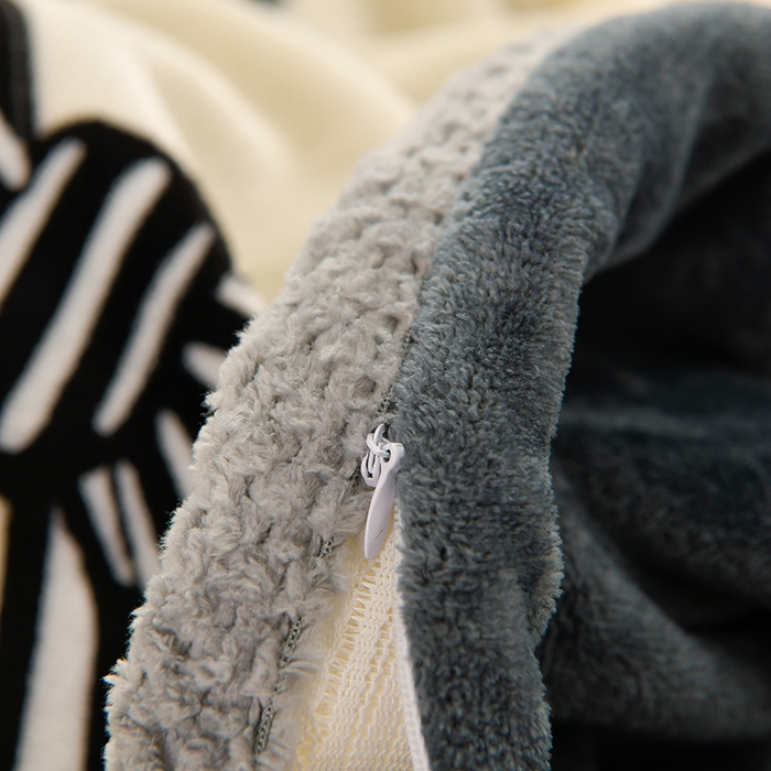 91家纺网 家纺一手货源 找家纺 牵依 2025新款直播床裙小清新印花牛奶绒四件套法兰绒四件套 花蝴蝶