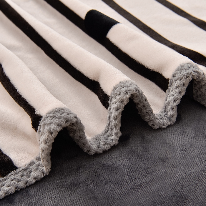 91家纺网 家纺一手货源 找家纺 牵依 2025新款直播床裙小清新印花牛奶绒四件套法兰绒四件套 呆萌象