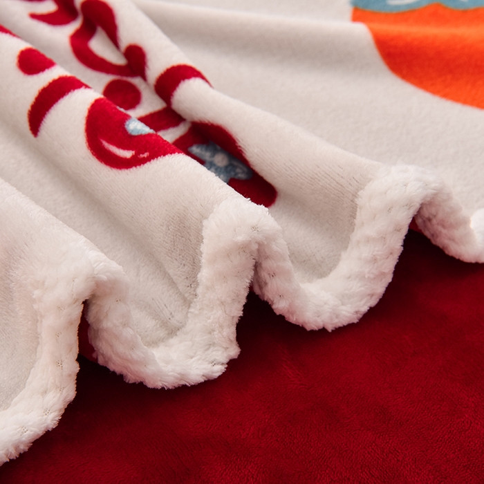 91家纺网 家纺一手货源 找家纺 牵依 2025新款直播床裙小清新印花牛奶绒四件套法兰绒四件套 花田喜事