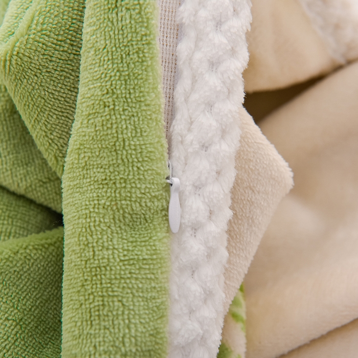 91家纺网 家纺一手货源 找家纺 牵依 2025新款直播床裙小清新印花牛奶绒四件套法兰绒四件套 花季