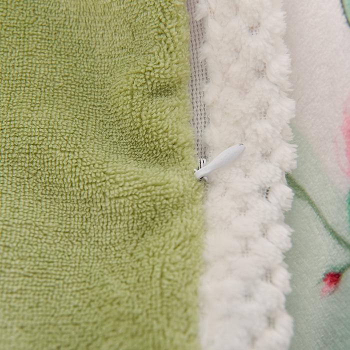 91家纺网 家纺一手货源 找家纺 牵依 2025新款直播床裙小清新印花牛奶绒四件套法兰绒四件套 梦想花园