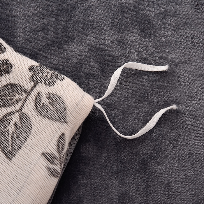 91家纺网 家纺一手货源 找家纺 牵依 2025新款直播床裙小清新印花牛奶绒四件套法兰绒四件套 幻想玫瑰