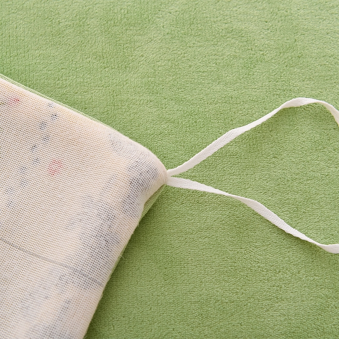 91家纺网 家纺一手货源 找家纺 牵依 2025新款直播床裙小清新印花牛奶绒四件套法兰绒四件套 花意