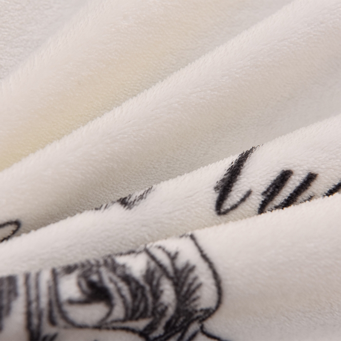 91家纺网 家纺一手货源 找家纺 牵依 2025新款直播床裙小清新印花牛奶绒四件套法兰绒四件套 情怀