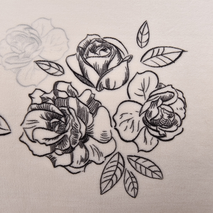 91家纺网 家纺一手货源 找家纺 牵依 2025新款直播床裙小清新印花牛奶绒四件套法兰绒四件套 情怀