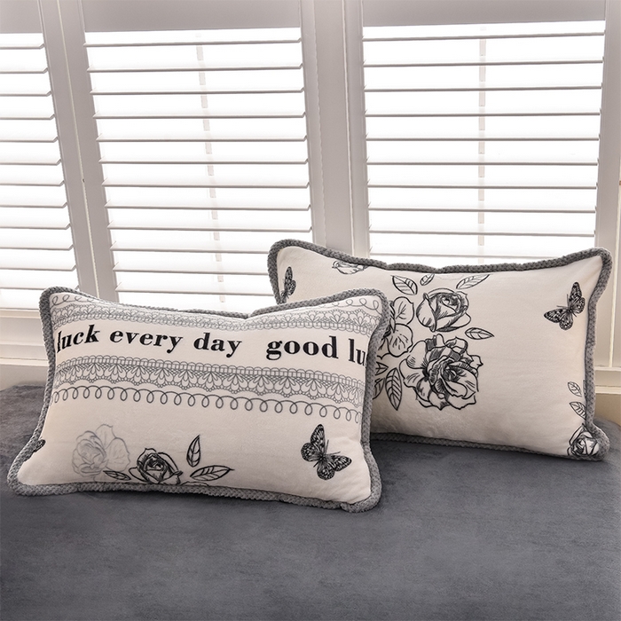 91家纺网 家纺一手货源 找家纺 牵依 2025新款直播床裙小清新印花牛奶绒四件套法兰绒四件套 情怀