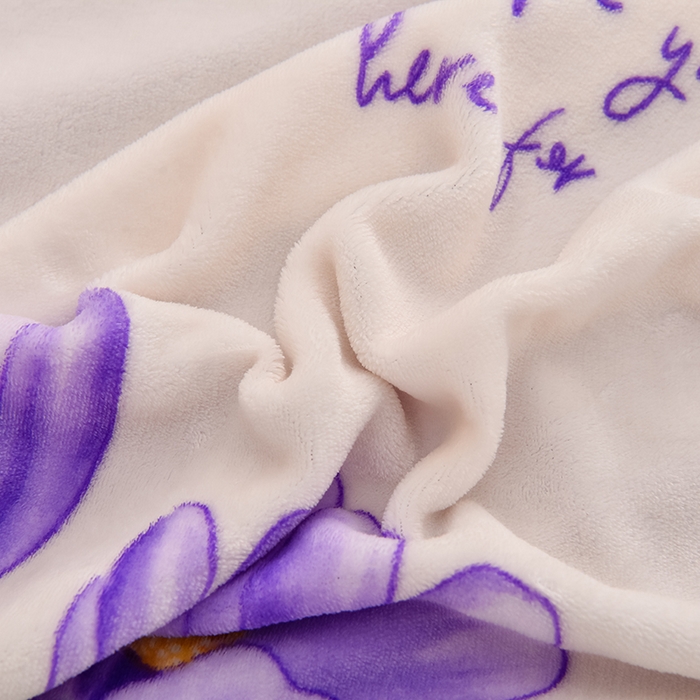 91家纺网 家纺一手货源 找家纺 牵依 2025新款直播床裙小清新印花牛奶绒四件套法兰绒四件套 郁金花海