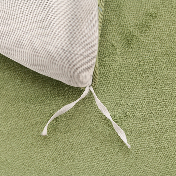 91家纺网 家纺一手货源 找家纺 牵依 2025新款直播床裙小清新印花牛奶绒四件套法兰绒四件套 香槟玫瑰-绿