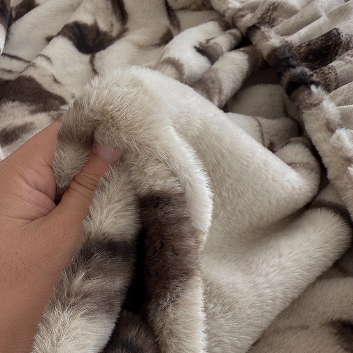 91家纺网 家纺一手货源 找家纺 慕梵家居 2025新款兔绒床笠单品单床笠床笠单件 墨庭芳菲-米