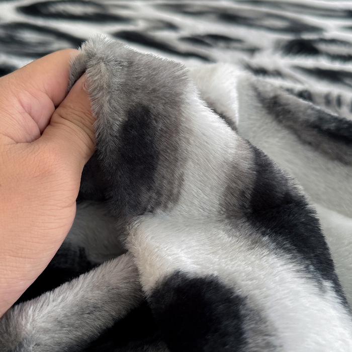 91家纺网 家纺一手货源 找家纺 慕梵家居 2025新款兔绒床笠单品单床笠床笠单件 奢豹荣域-灰