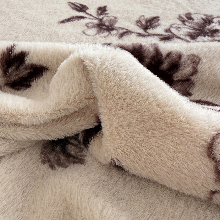 91家纺网 家纺一手货源 找家纺 慕梵家居 2025新款亲肤舒适兔绒床笠款四件套 夜阑花魅