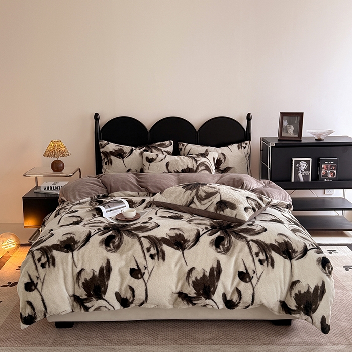 91家纺网 家纺一手货源 找家纺 （总）慕梵家居 2025新款兔绒被套单品单被套被套单件