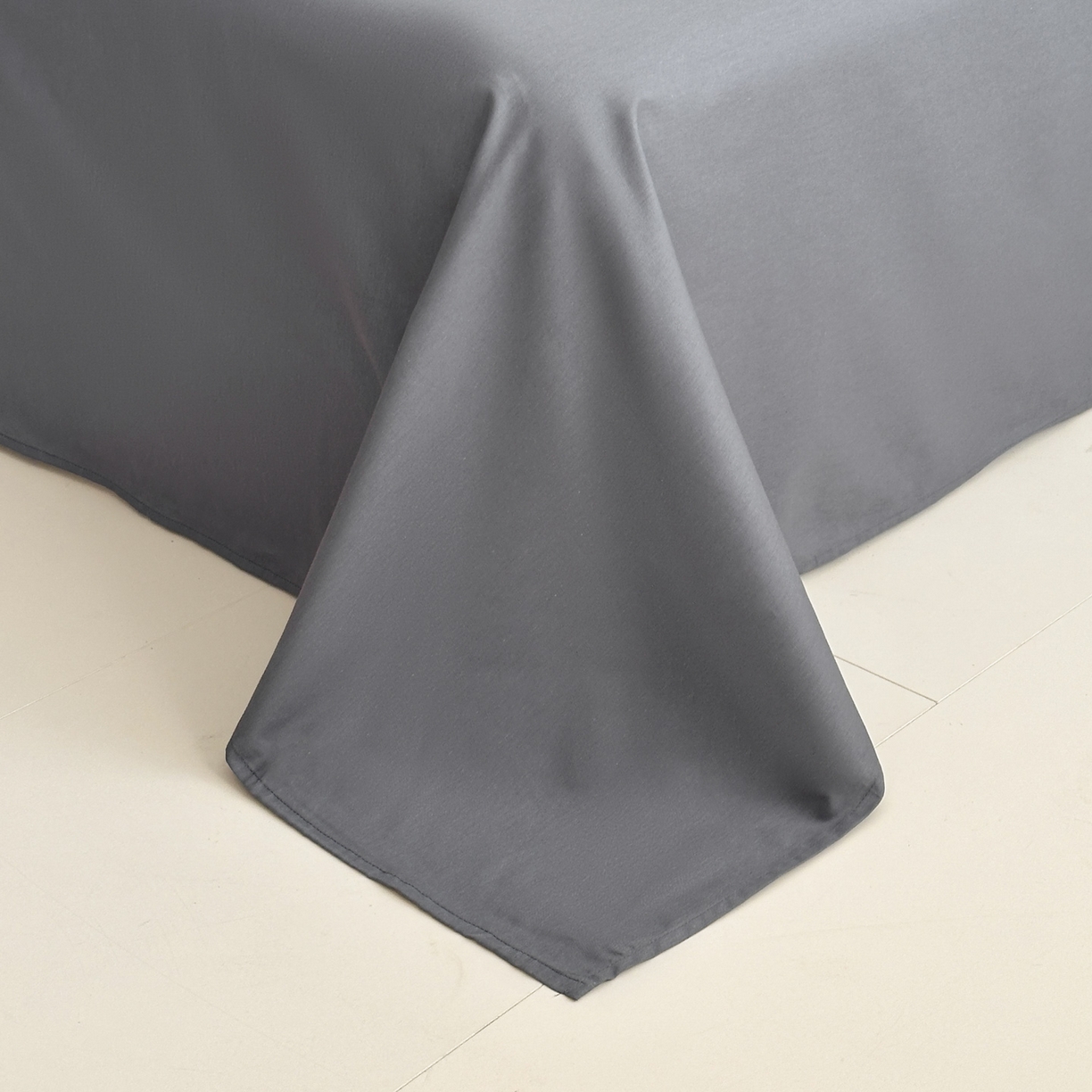 91家纺网 家纺一手货源 找家纺 慕尚家纺 2025新款全棉提花皱皱纱四件套 消消乐-灰