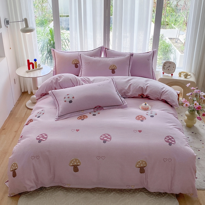 （总）眷恋家纺 2025新款秋冬超柔全棉精梳棉磨毛三件套四件套