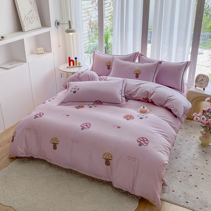 91家纺网 家纺一手货源 找家纺 （总）眷恋家纺 2025新款秋冬超柔全棉精梳棉磨毛三件套四件套