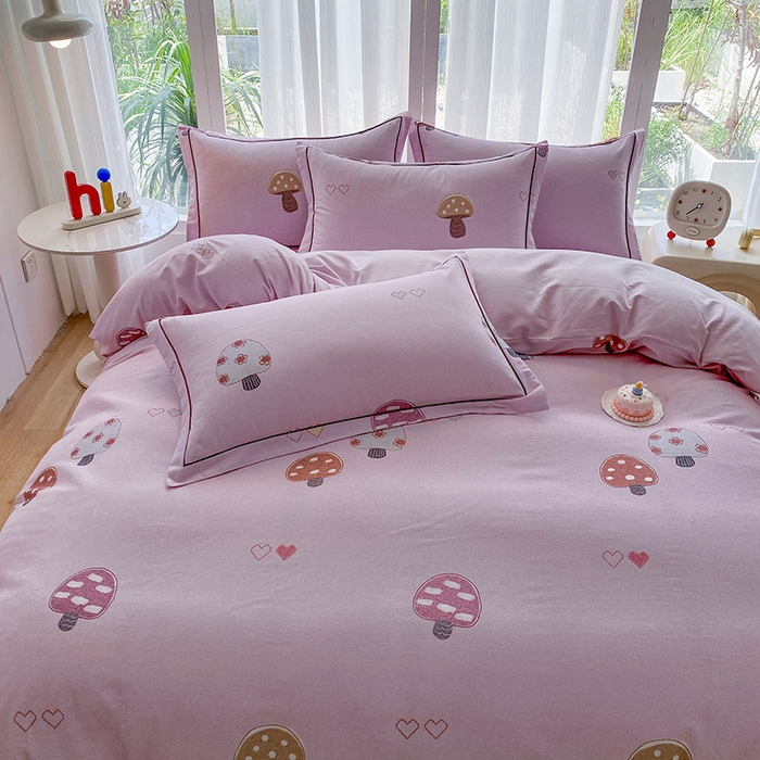 91家纺网 家纺一手货源 找家纺 （总）眷恋家纺 2025新款秋冬超柔全棉精梳棉磨毛三件套四件套