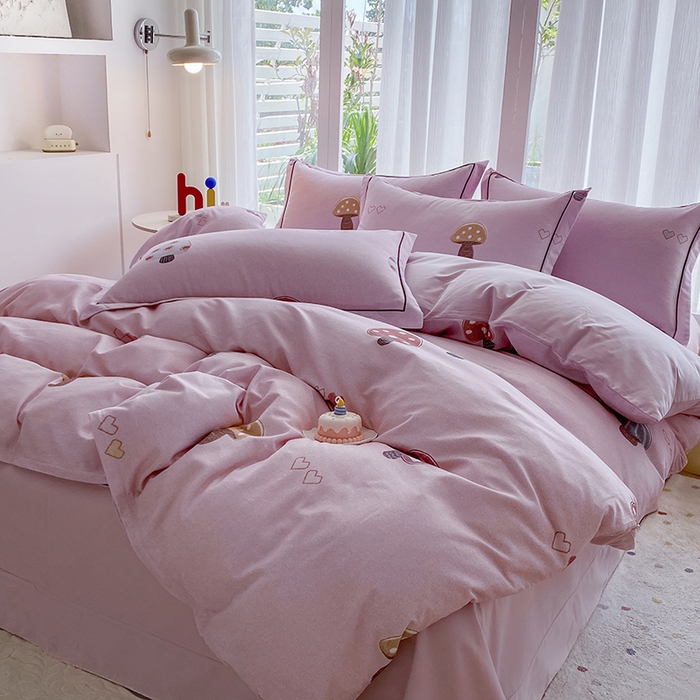 91家纺网 家纺一手货源 找家纺 （总）眷恋家纺 2025新款秋冬超柔全棉精梳棉磨毛三件套四件套