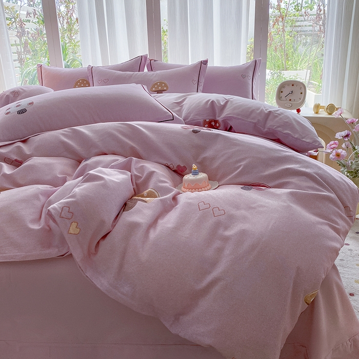 91家纺网 家纺一手货源 找家纺 （总）眷恋家纺 2025新款秋冬超柔全棉精梳棉磨毛三件套四件套