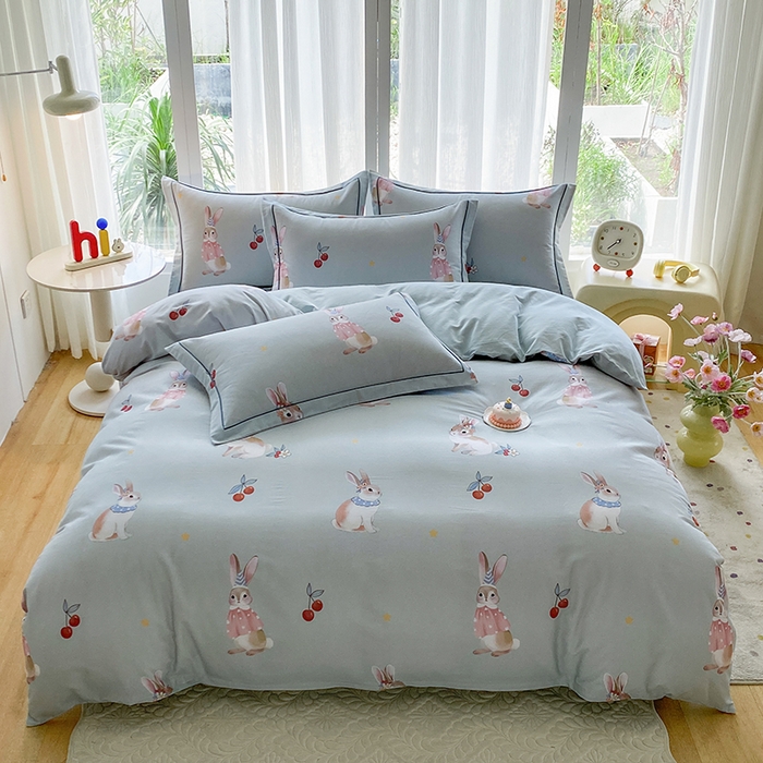 91家纺网 家纺一手货源 找家纺 （总）眷恋家纺 2025新款秋冬超柔全棉精梳棉磨毛三件套四件套